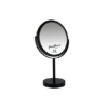 Gérard Brinard - Metalen Make-up Spiegel Mat Zwart 7x Vergroting