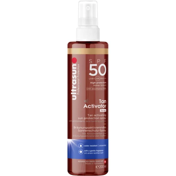 Ultrasun - Tan Activator Spray SPF 50 - Afbeelding 3